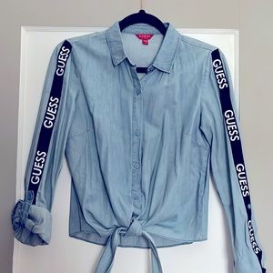 NWOT GUESS LOS ANGELES DENIM SHIRT